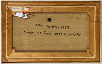 Erik Olson,  "Monument över potatisplockare".