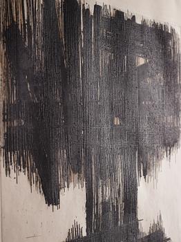 Pierre Soulages, "Eau forte II".