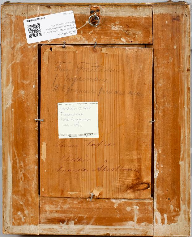 OKÄND KONSTNÄR, blyerts, otydligt signerad möjligen Röhl och daterad 1841.