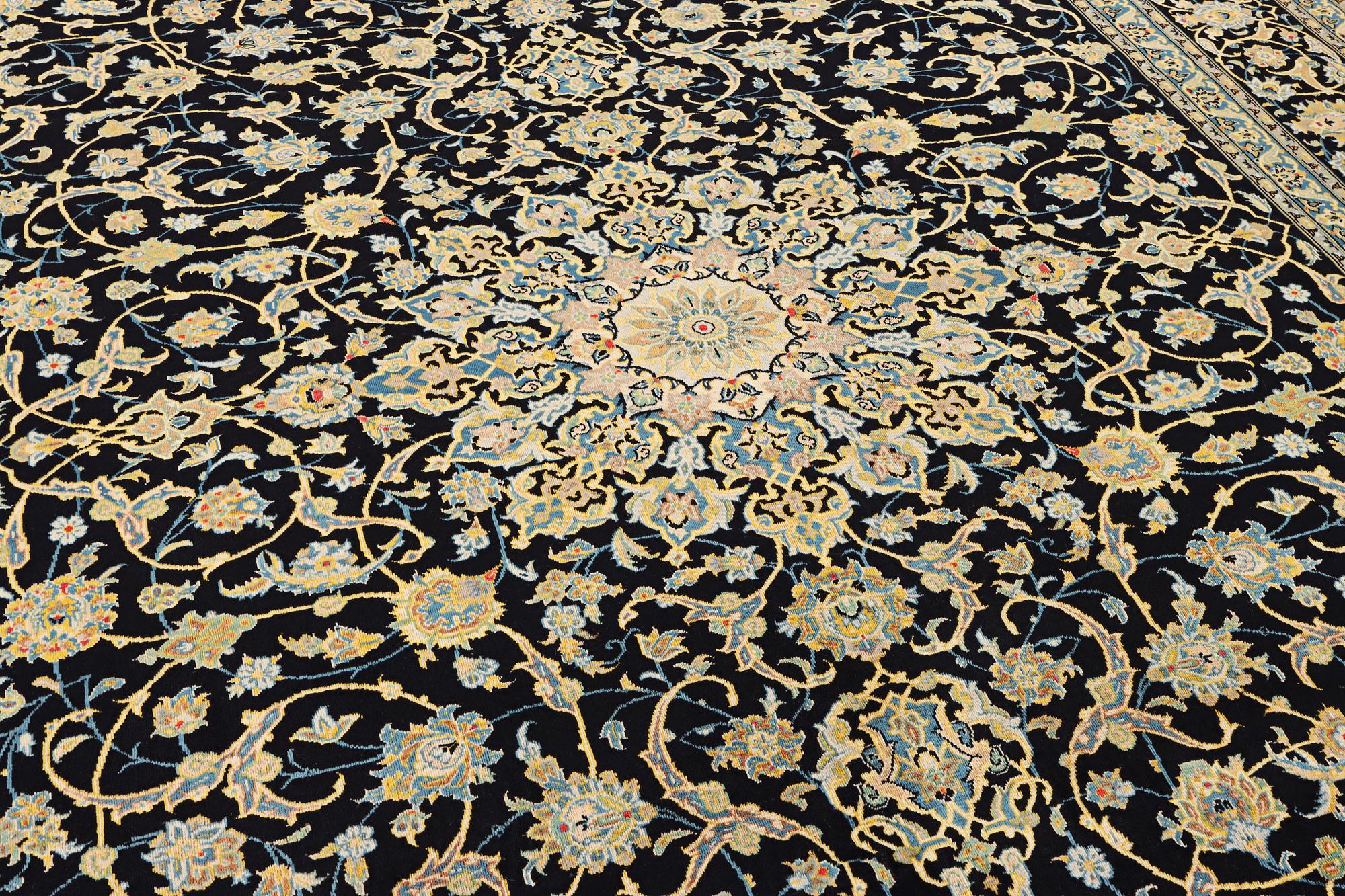 A Kashan carpet, Iran, c. 381 x 292 cm.