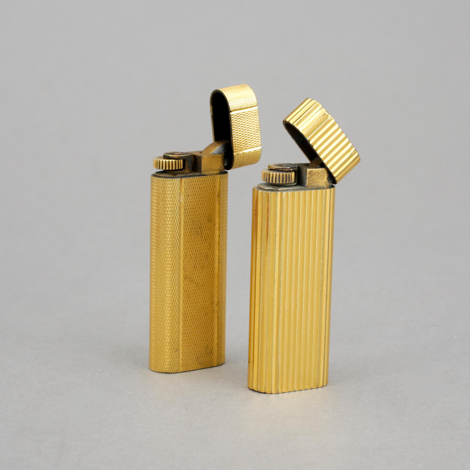 TÄNDARE, 2 st, gulddoublé, Cartier, Paris.