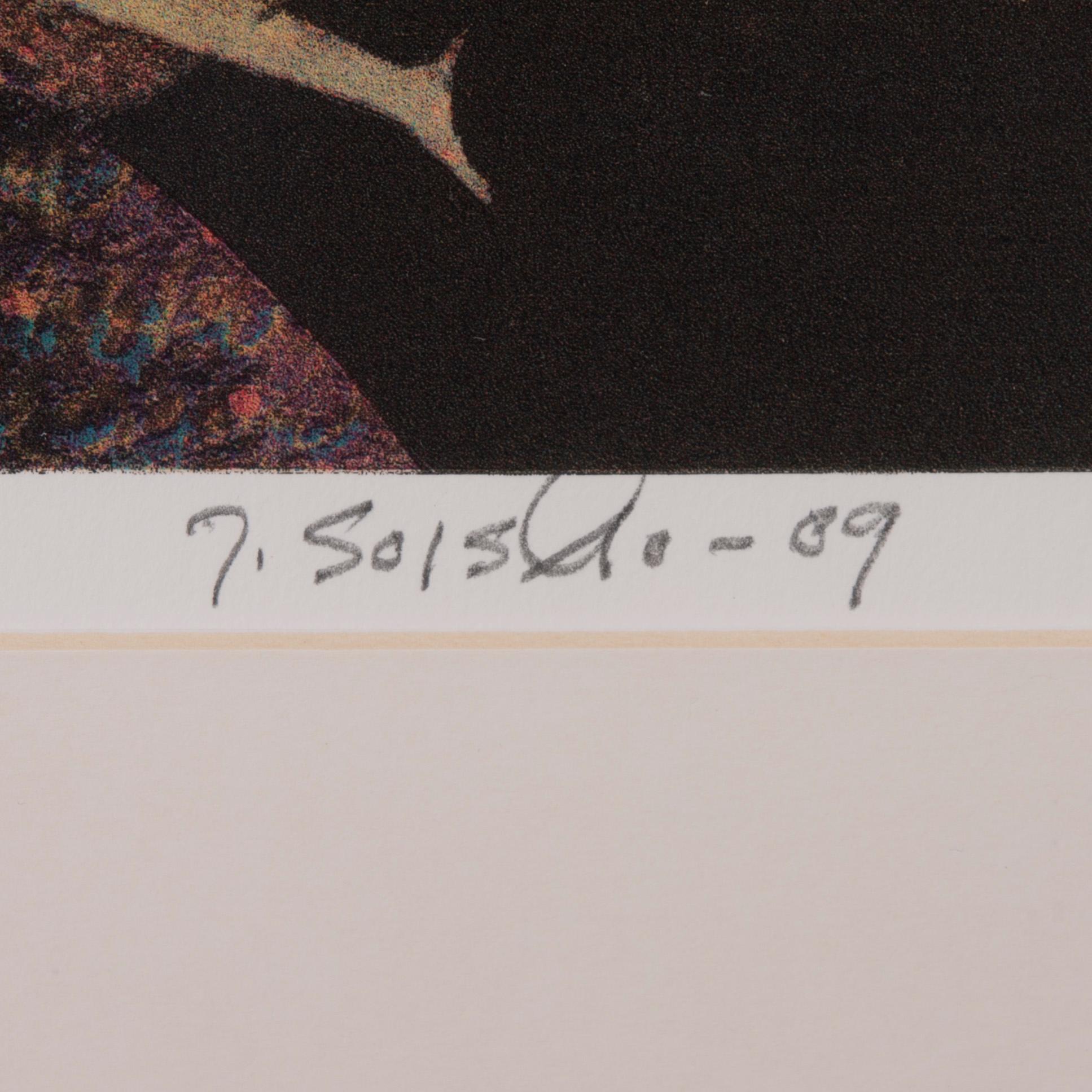 JUHA SOISALO,  färglitografi, daterad -09, numrerad 80/100.