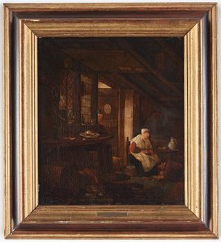 Thomas Wyck, hans krets, Köksinteriör med mor och barn.