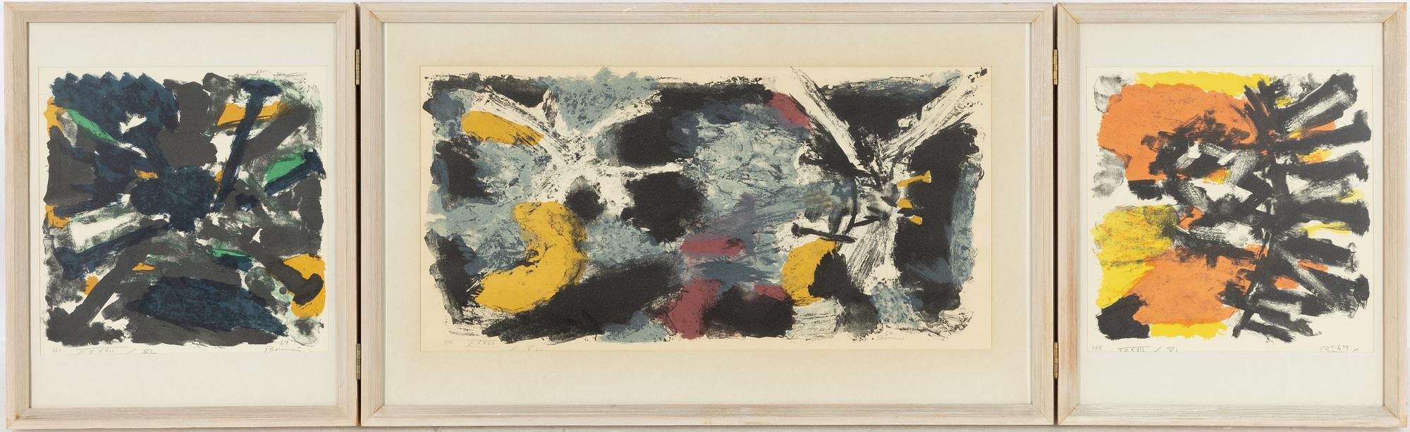 Olle Bonniér, "Triptyk" / "Sankt Sebastian".
