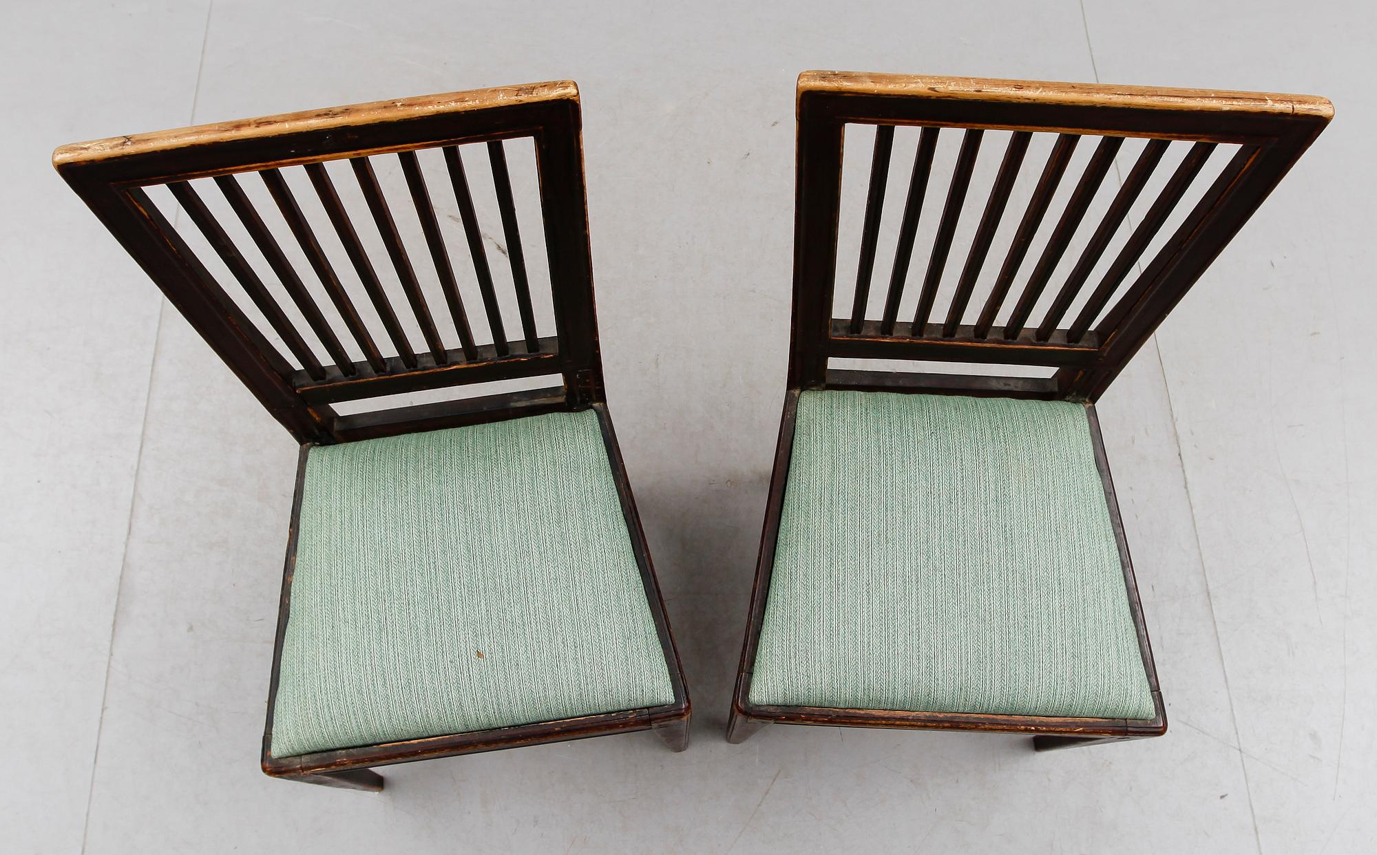 STOLAR, ett par, 1800-talets mitt.