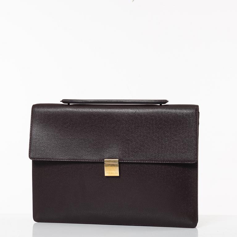 Louis Vuitton, briefcase, "Taiga Porte-Document Angara", 2001.