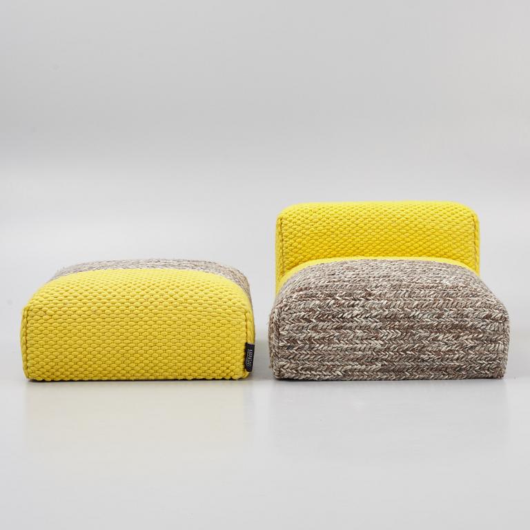 Patricia Urquiola, a 'Mangas' lounge chair with ottoman, GAN.