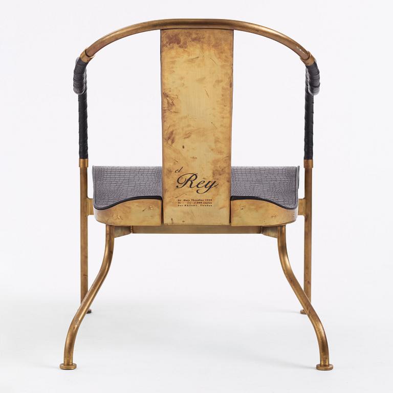 Mats Theselius, an 'el Rey' armchair, ed. 153/360, Källemo, Sweden, post 1999.