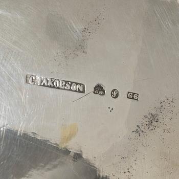 Carl Jakob Jakobson, a silver bowl, Söderhamn 1932.