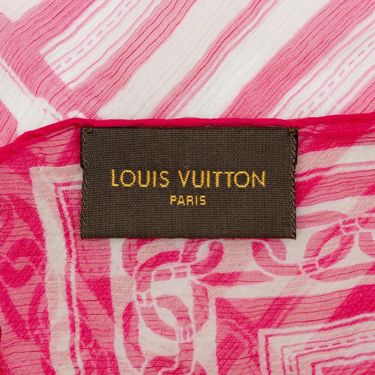 Louis Vuitton, a silk shawl.