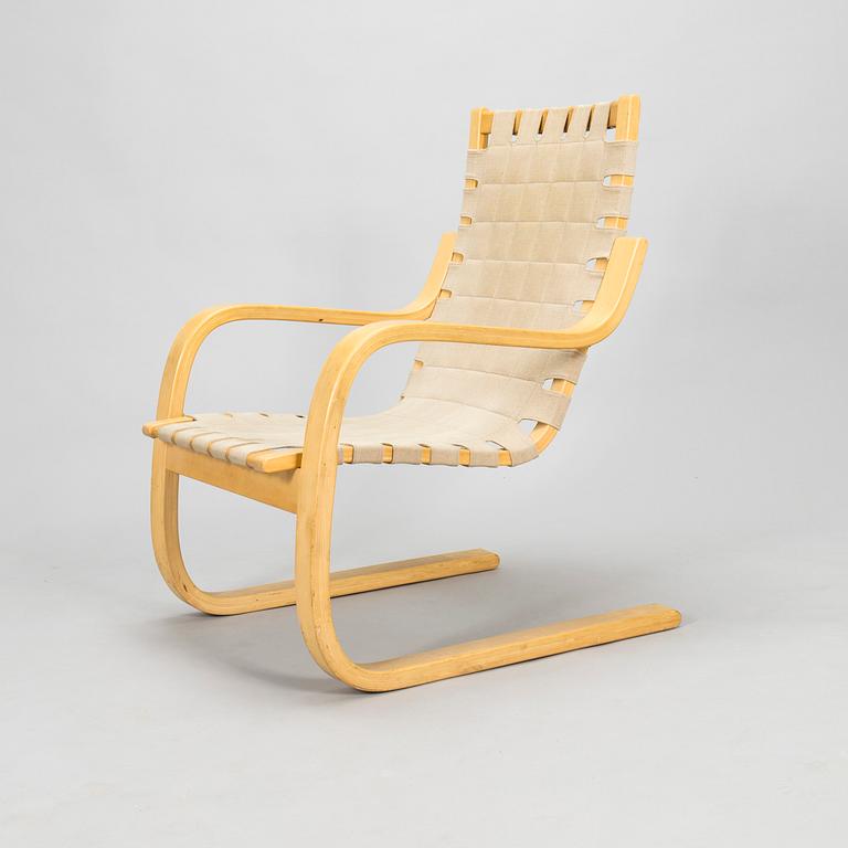 Alvar Aalto, fåtölj, modell 406, Artek, Finland.