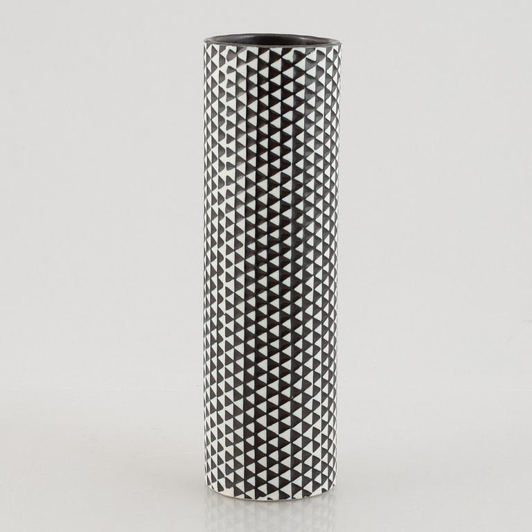 Stig Lindberg, vase, stoneware, "Domino", Gustavsberg.