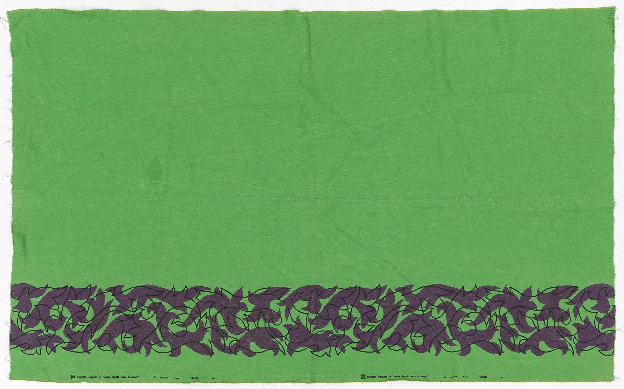 Elisabeth Garouste & Mattia Bonetti, textil, Etamine, 1980/1990-tal.