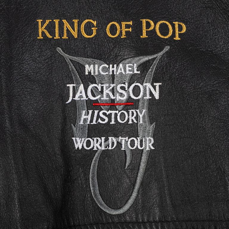 Läderjacka Michael Jackson History World Tour.