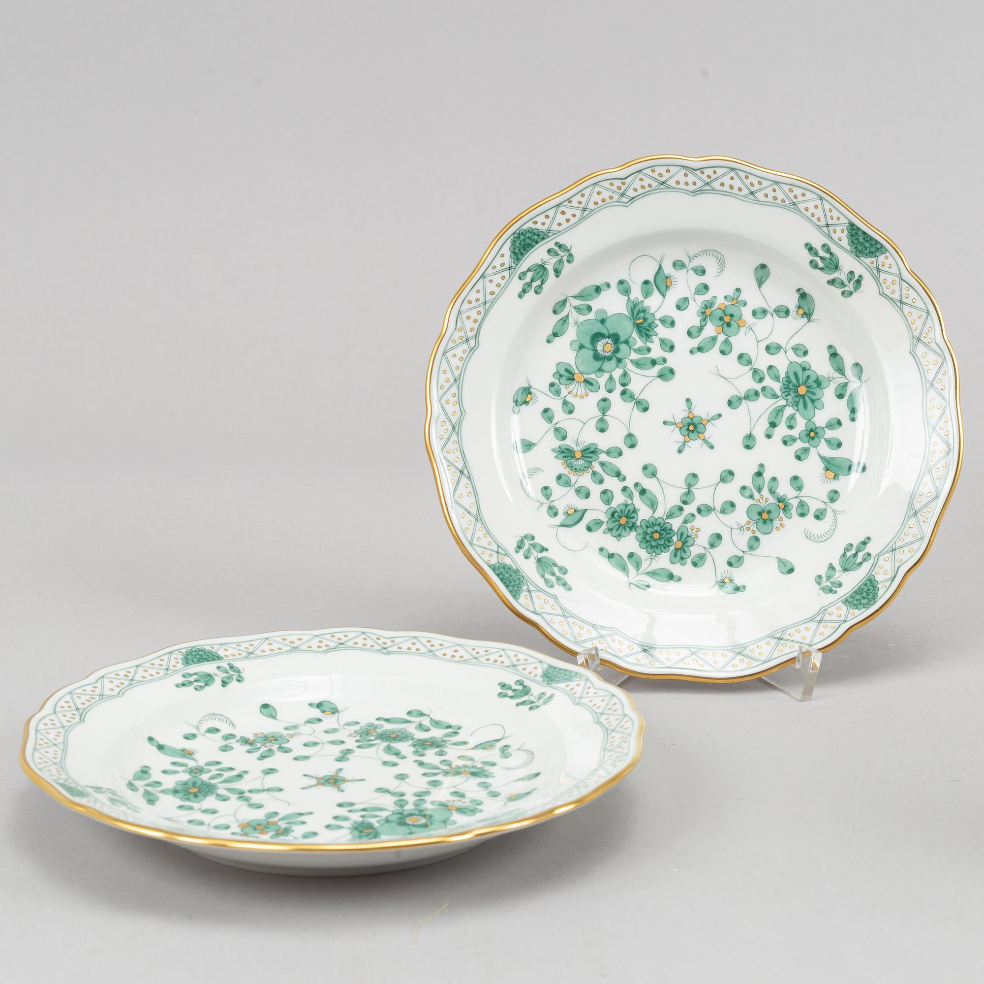 38 pieces, porcelain, Meissen, 1900's.