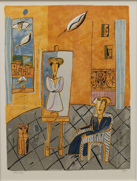 Madeleine Pyk, "I ateljén".