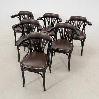 Armchairs 6 pcs "No 24" Thonet 21st century.