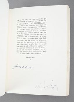 WIFREDO LAM, Le rempart de brindilles, av René Char, signerad, numrerad 86/100, Louis Broder, Paris 1953.