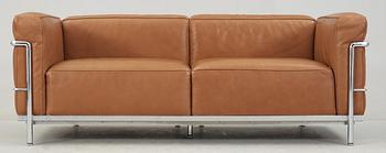 SOFFA, Le Corbusier, "LC-3", märkt Cassina, 1900/2000-tal.