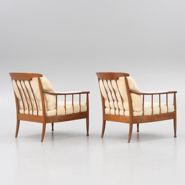 Kerstin Hörlin-Holmquist, armchairs, a pair, "Skrindan".