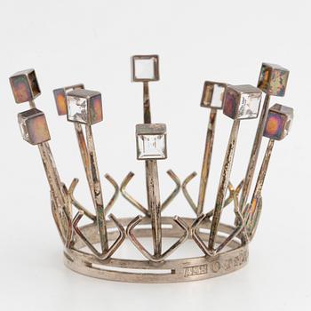 An Aarvo Saarela silver bridal crown, 1965.