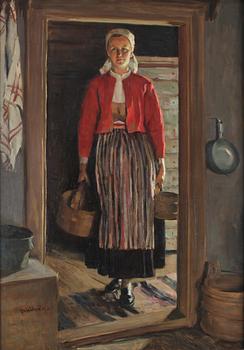 SAM UHRDIN, olja på duk, sign.