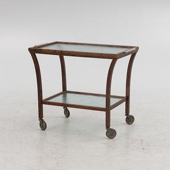 A serving trolley, 1930's.