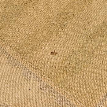 A 1930s Finnish functionalist syle flat weave carpet. Circa 332 x 600 cm.