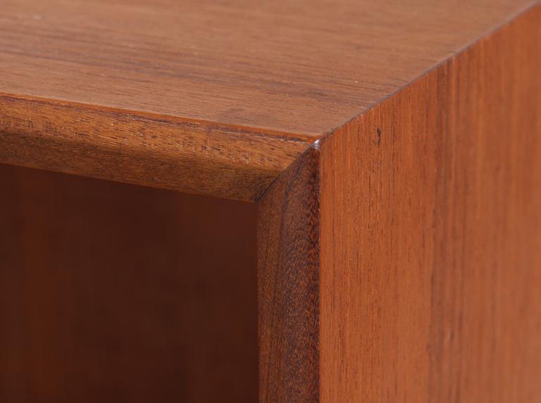 BOKHYLLA, samt SIDEBOARD, 1950/1960-tal.