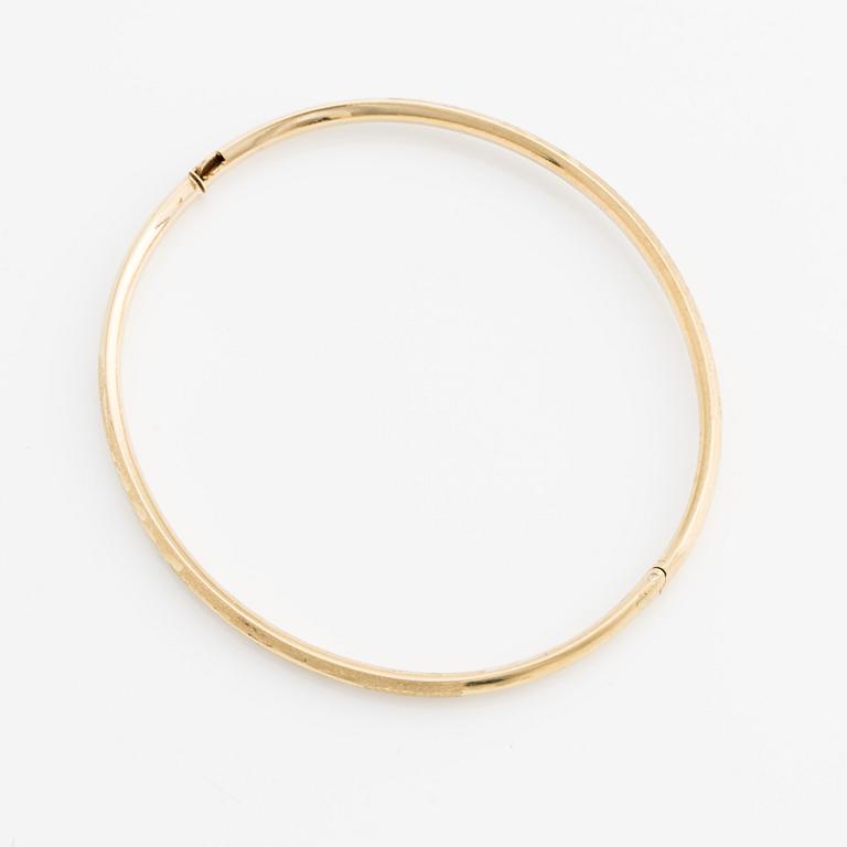 Armring, 18K guld, Italien.