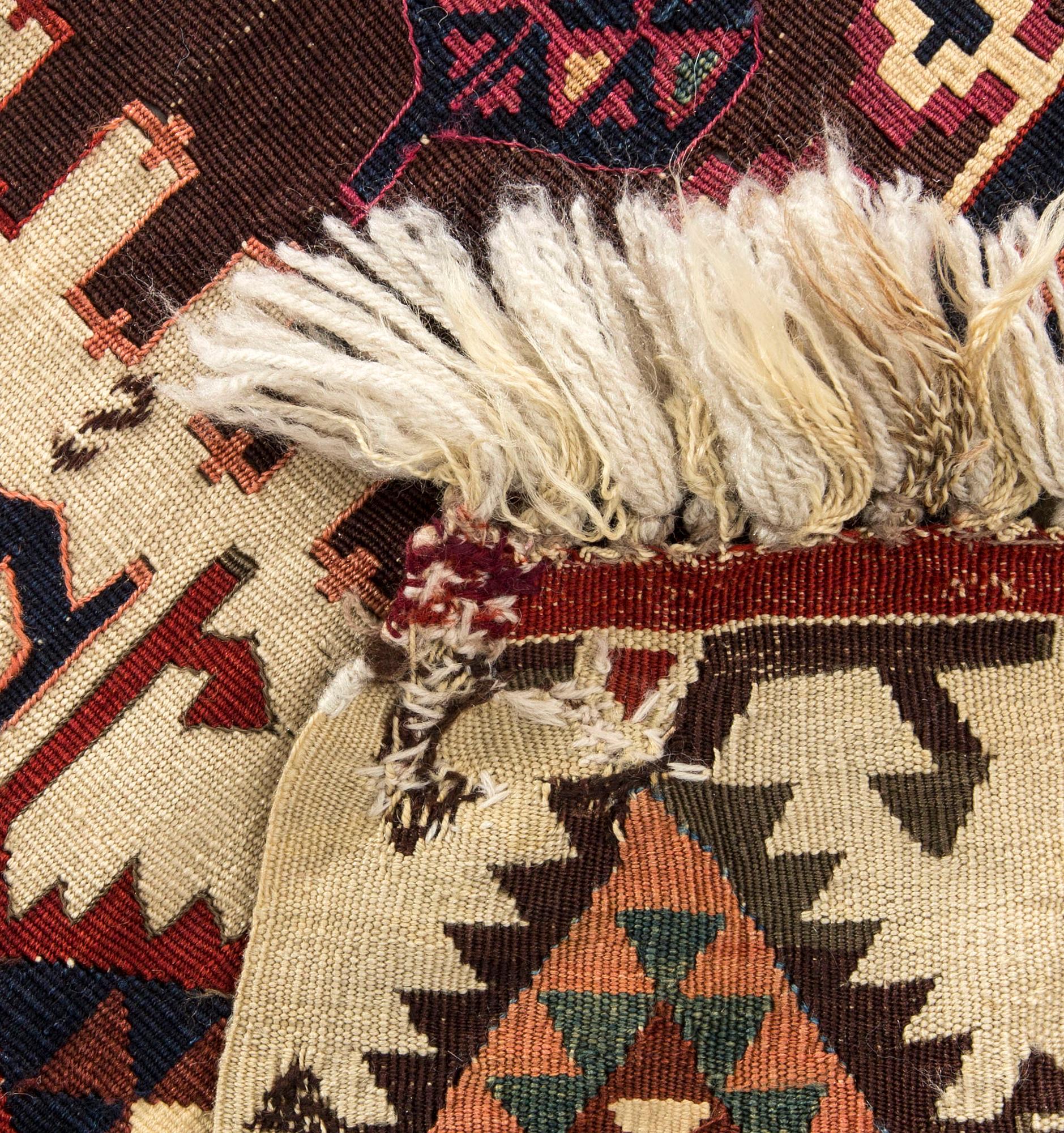 A pair of Anatolia antique Kilims ca 340 x 86 cm each.