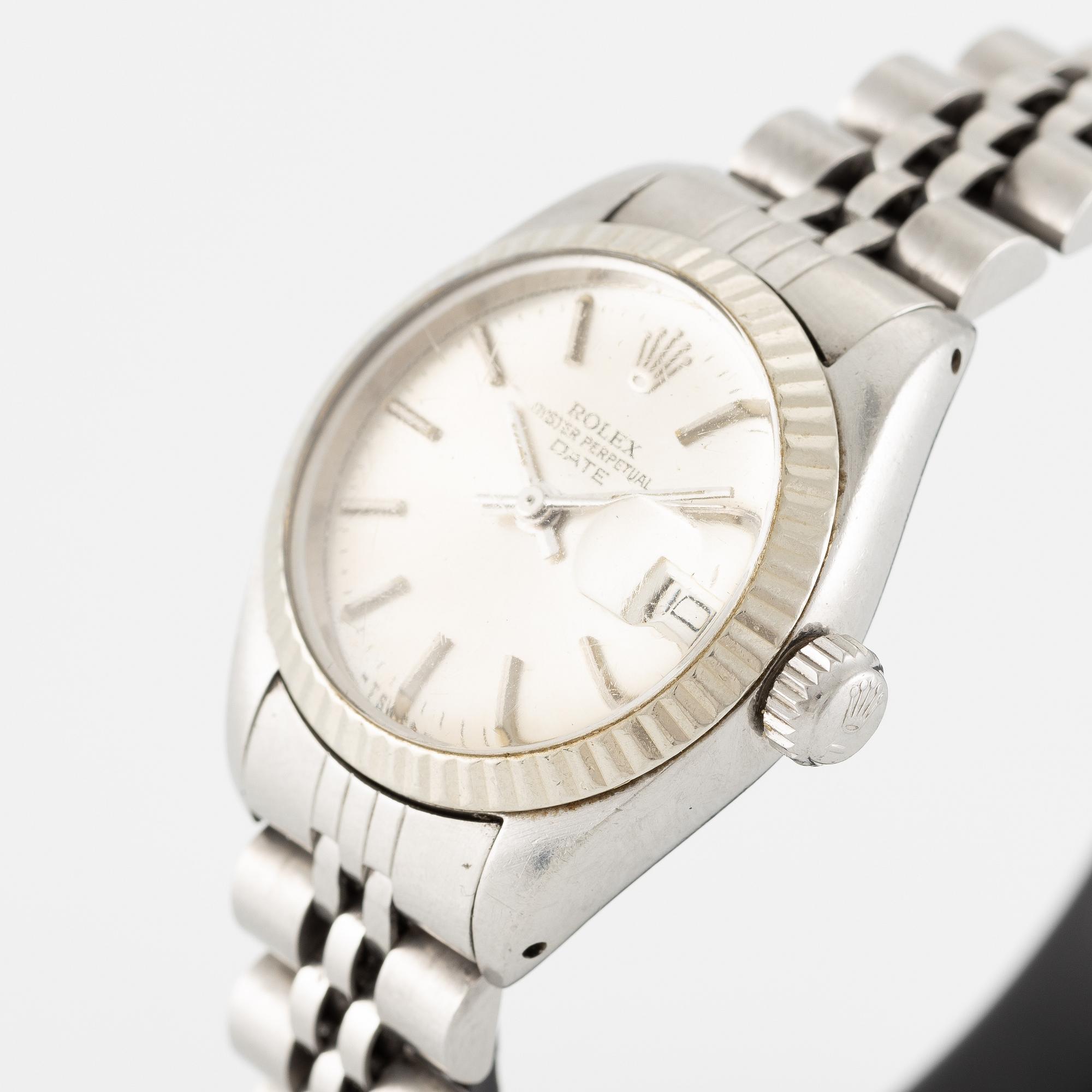 Rolex, Oyster Perpetual, Date, wristwatch, 26 mm.