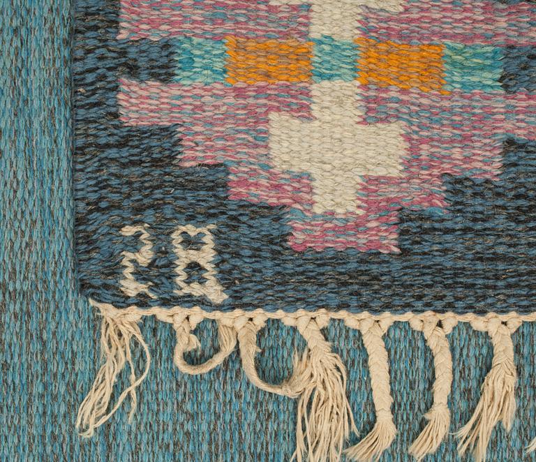 MATTA, rölakan, monogramsignerad BS (Birgitta Söderkvist möjligen). Ca 211 x 134 cm.