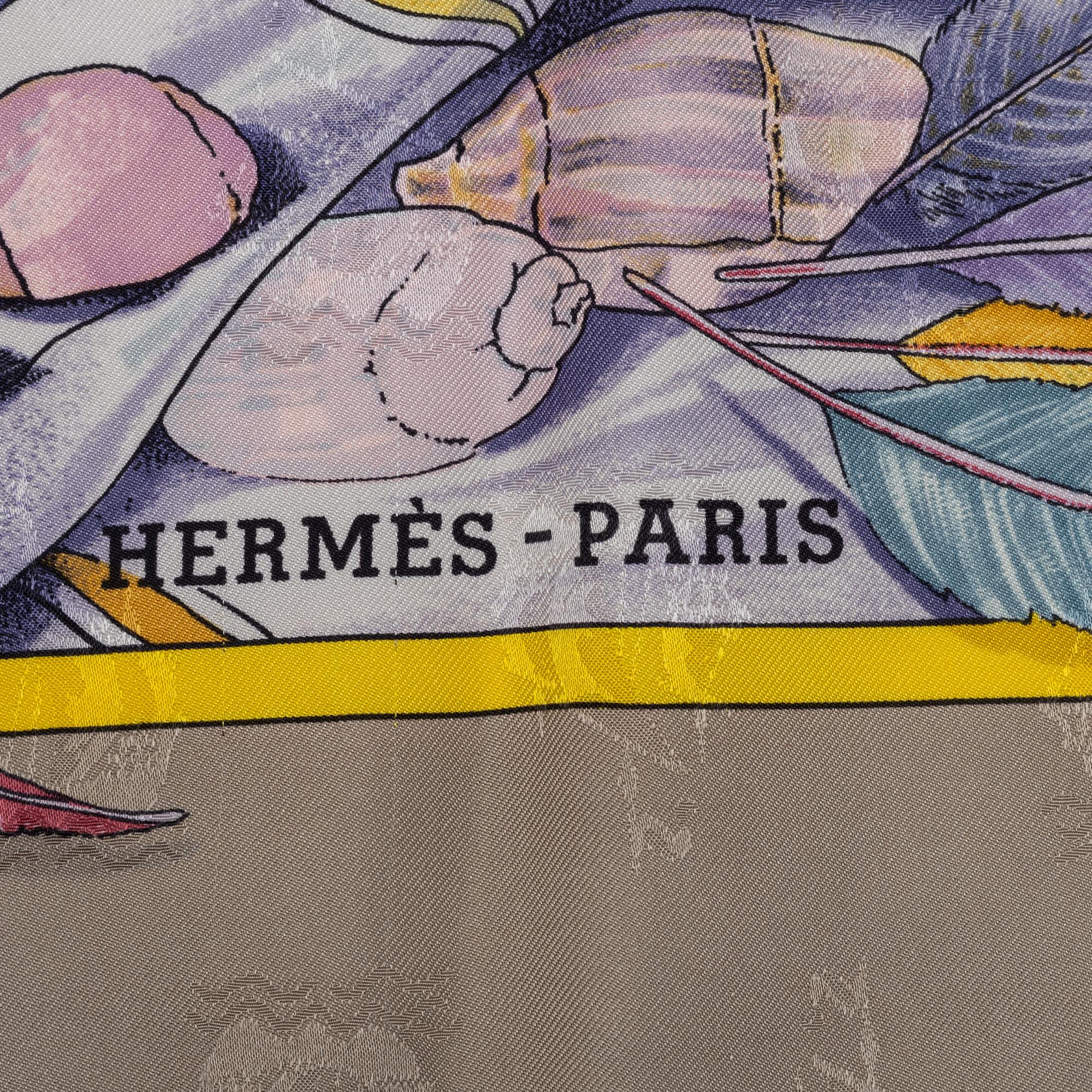 Hermès, scarf, "Christophe Colomb Découvre l'Amerique".