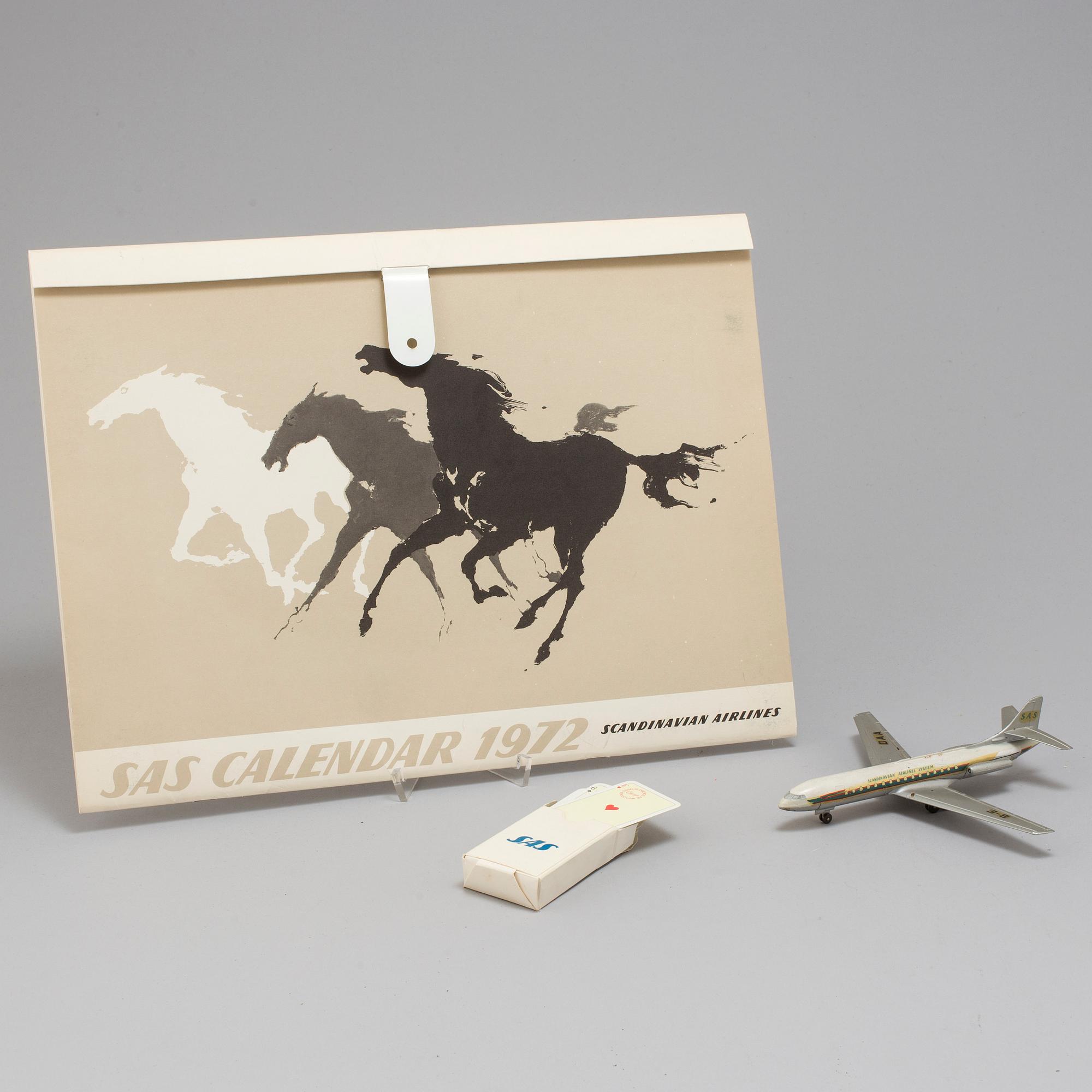 MEMORABILIA, 3 delar, SAS, 1900-tal.