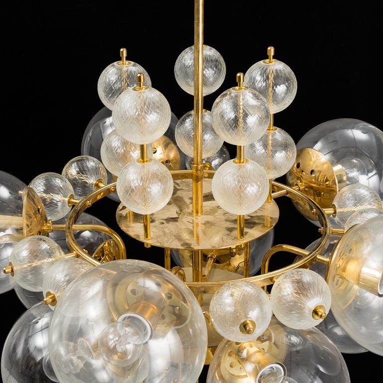 A large ceiling lamp, Italy, second half of 20th Century.