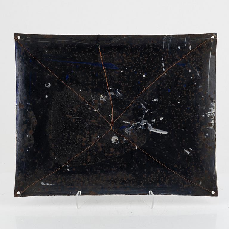 Emaljskylt, "Skandinavien-Amerika Linien", 1900-taölets första hälft.