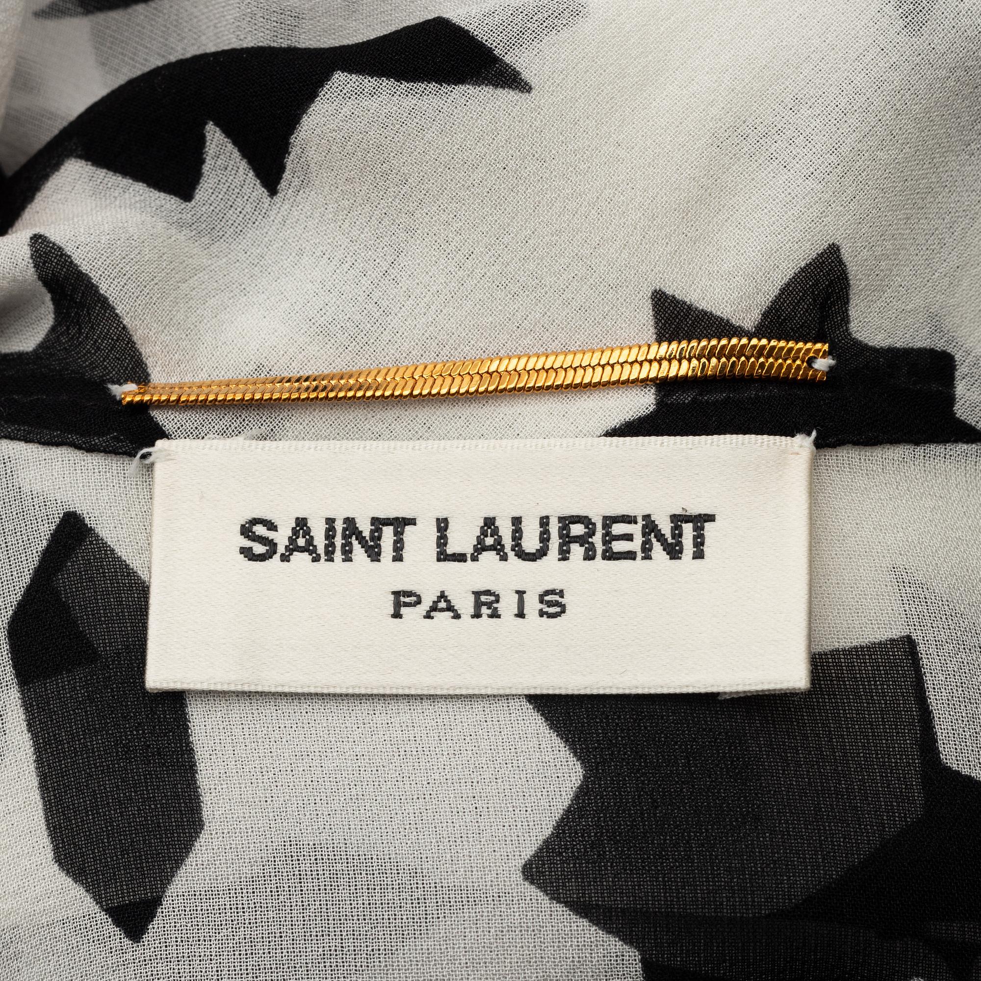 Yves Saint Laurent, a silk blouse, size 36.