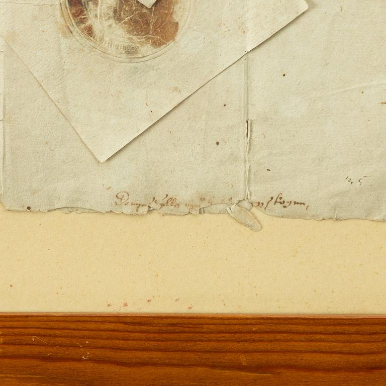 Document. With royal signature. Gustav II Adolf.