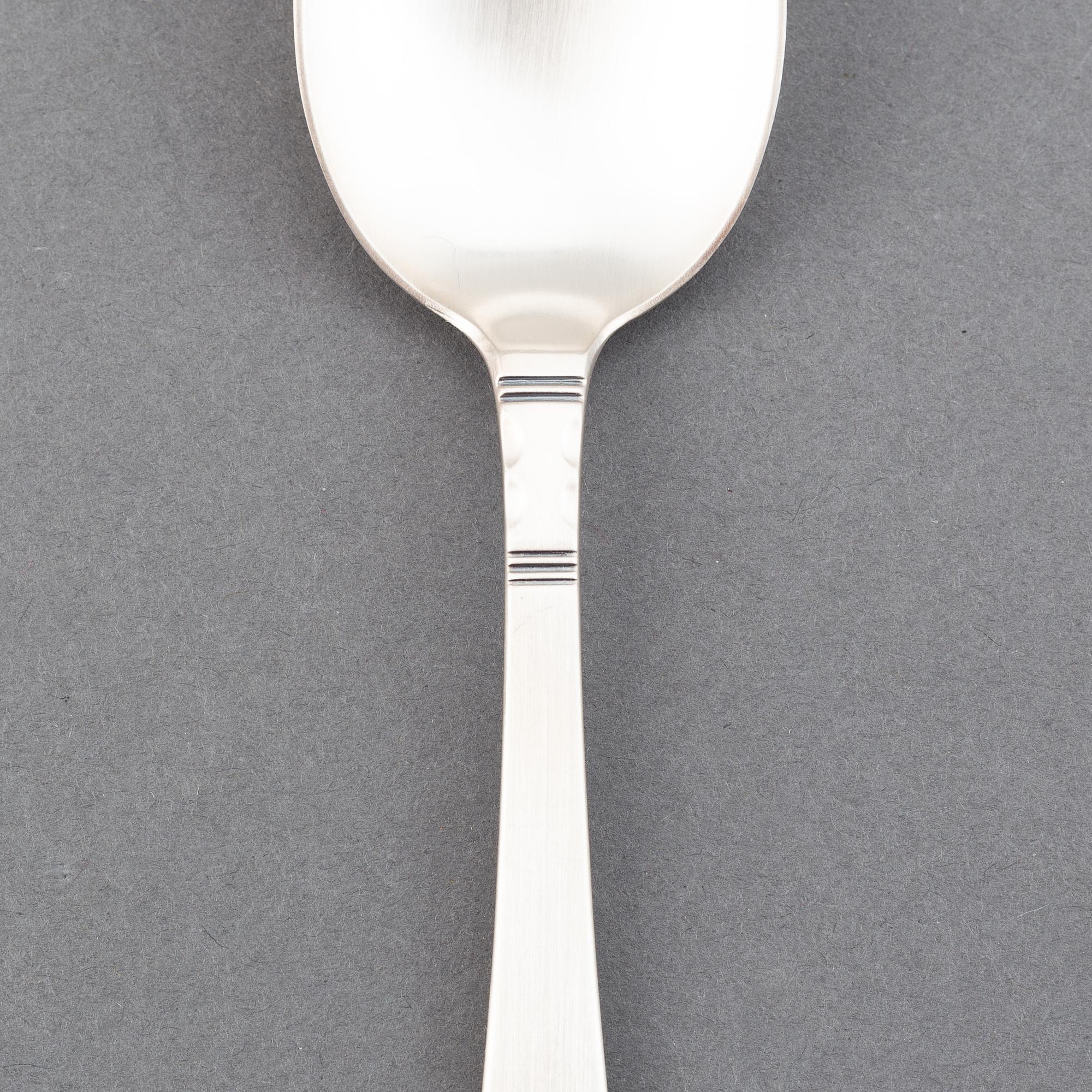Jacob Ängman, silver cutlery, 32 pcs, Rosenholm, GAB.