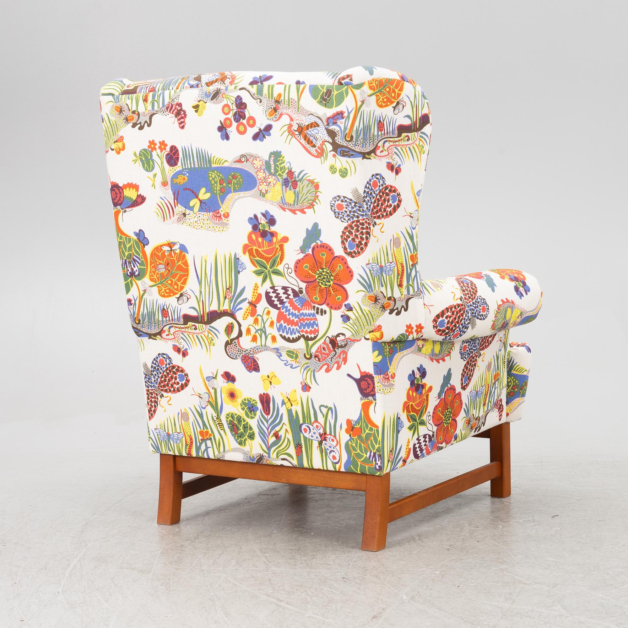 Ragnar Helsén, fåtölj, "Oxford", Stjernmöbler, Herrljunga för Firma Svenskt Tenn, 1900-talets andra hälft.