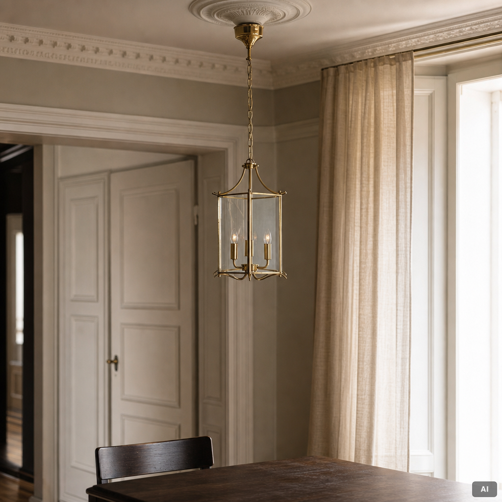 Ceiling lamp, Klassiska Lyktor, Stockholm, late 20th century.