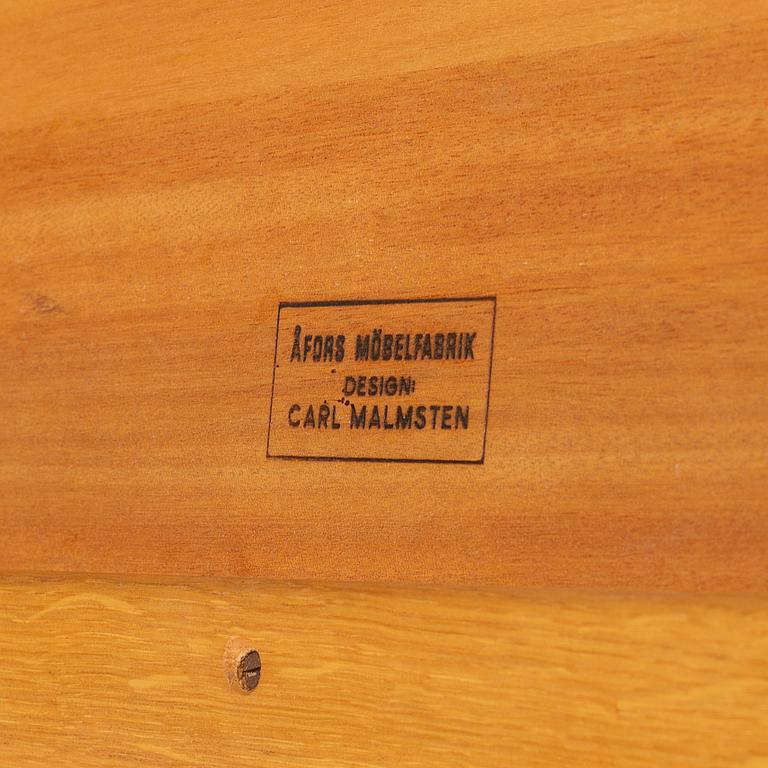 A "Stora salen" sofa table, designed by Carl Malmsten, by Åfors Möbelfabrik in the second half of the 20th century.