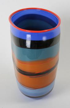 VAS, glas, Gunnar Cyrén, Orrefors Gallery, Sign o dat -90.