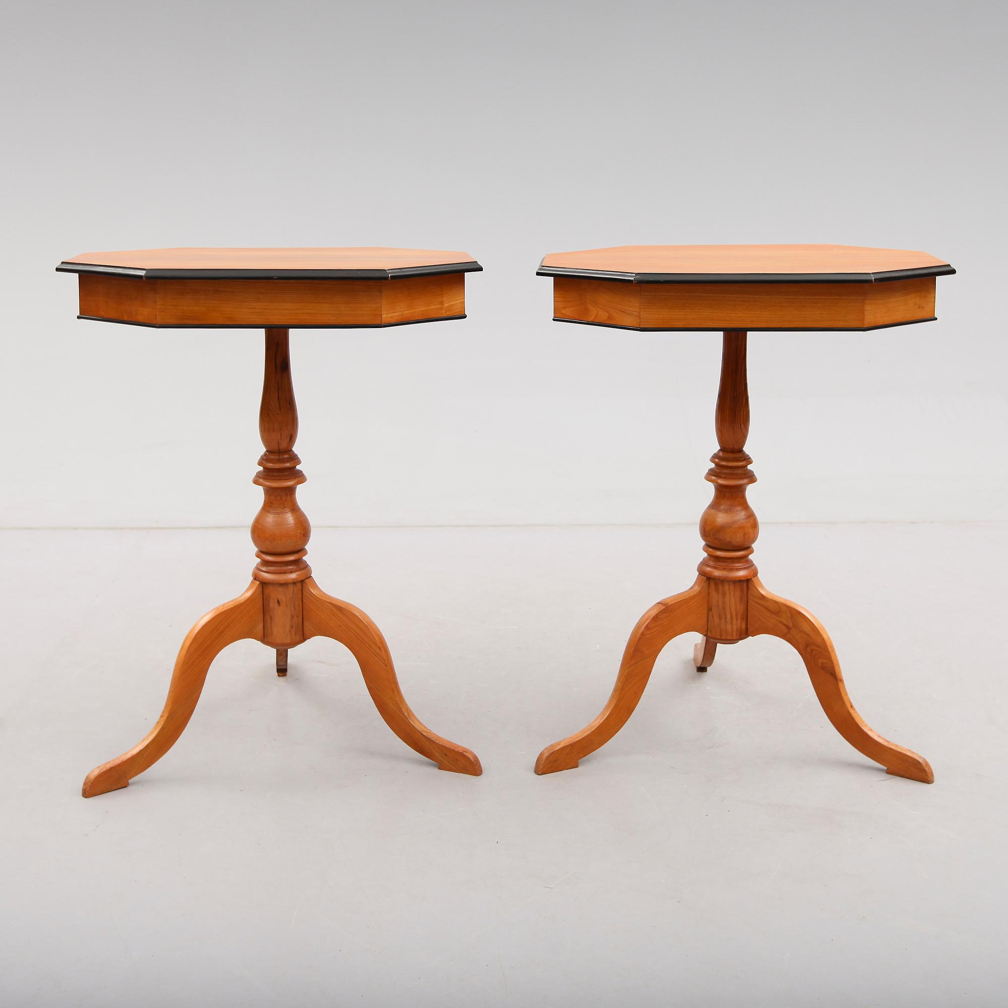 BORD, 1 par, 1800-talets mitt.