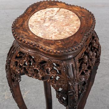 A Chinese wooden stand, 20th century.