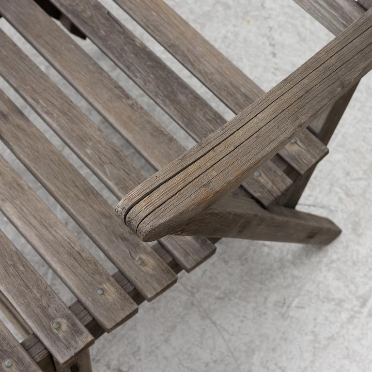Carl Malmsten, Four 'Bergshamra' garden chairs.