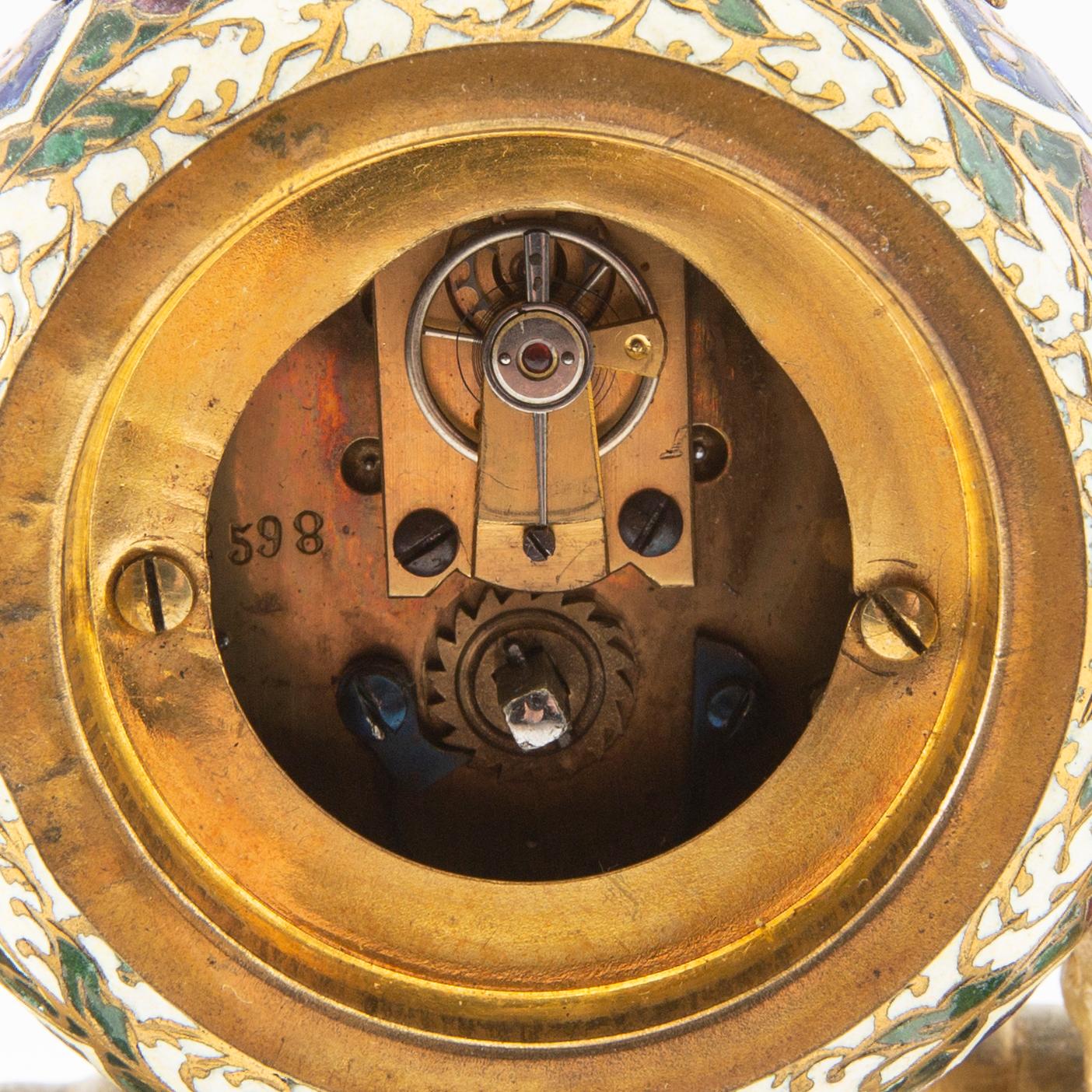 Table clock, Louis XVI style, Pedrini circa 1900.