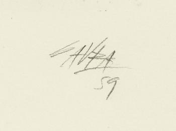 Antonio Saura, Utan titel.