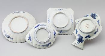 FAT, 4 st, porslin, Imari, Japan, 1900-talets förta hälft.